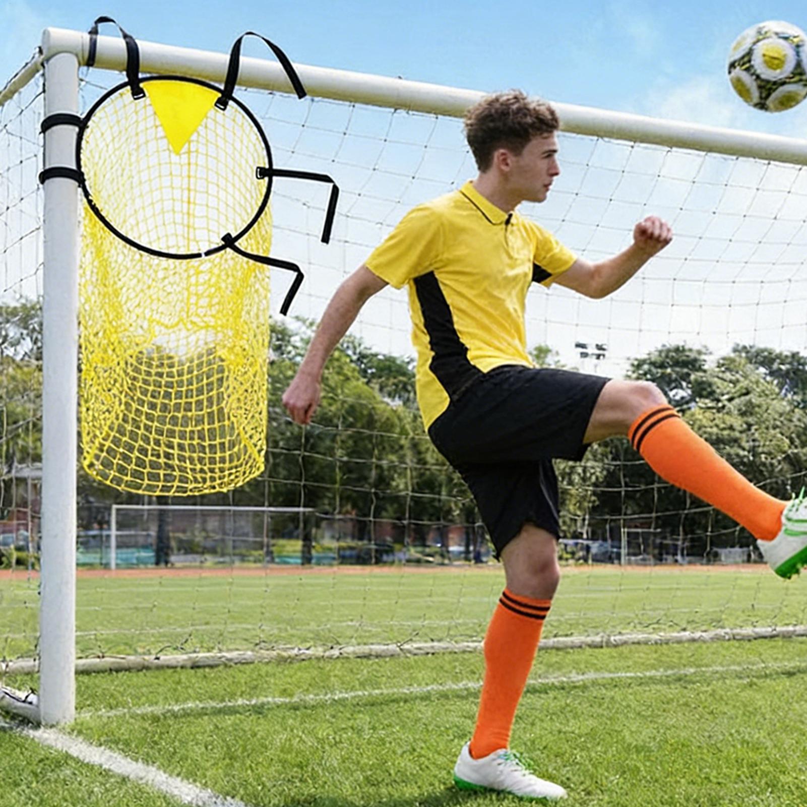 Kids Outdoor Garden - Elastisches Kinder-Fußballnetz Verwicklungsfreies Trainings-Tor Einfach Aufzubauendes