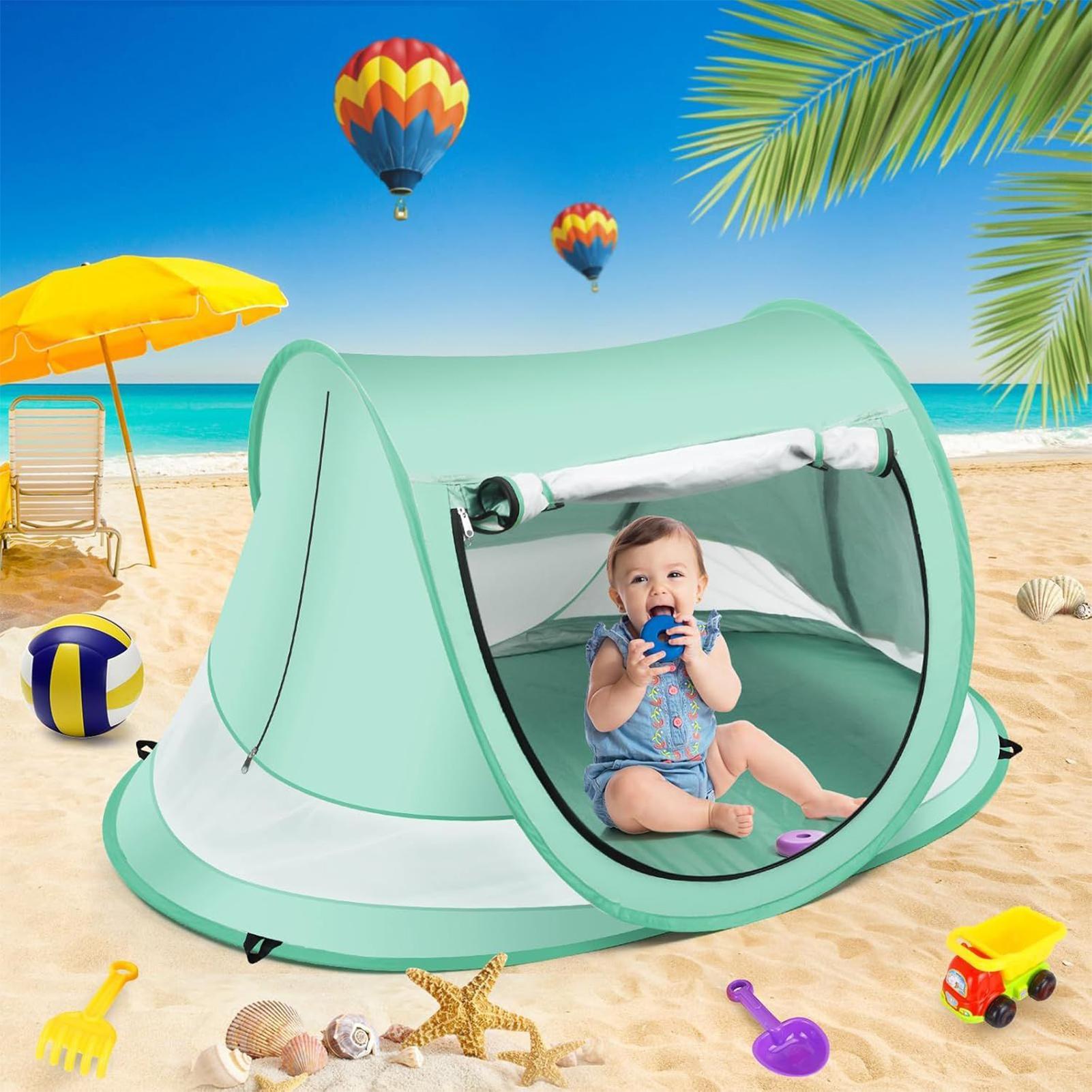 Kids Outdoor Grill - Strandzelt für Kleinkinder, UV-beständiges, faltbares Pop-Up-Kuppelzelt