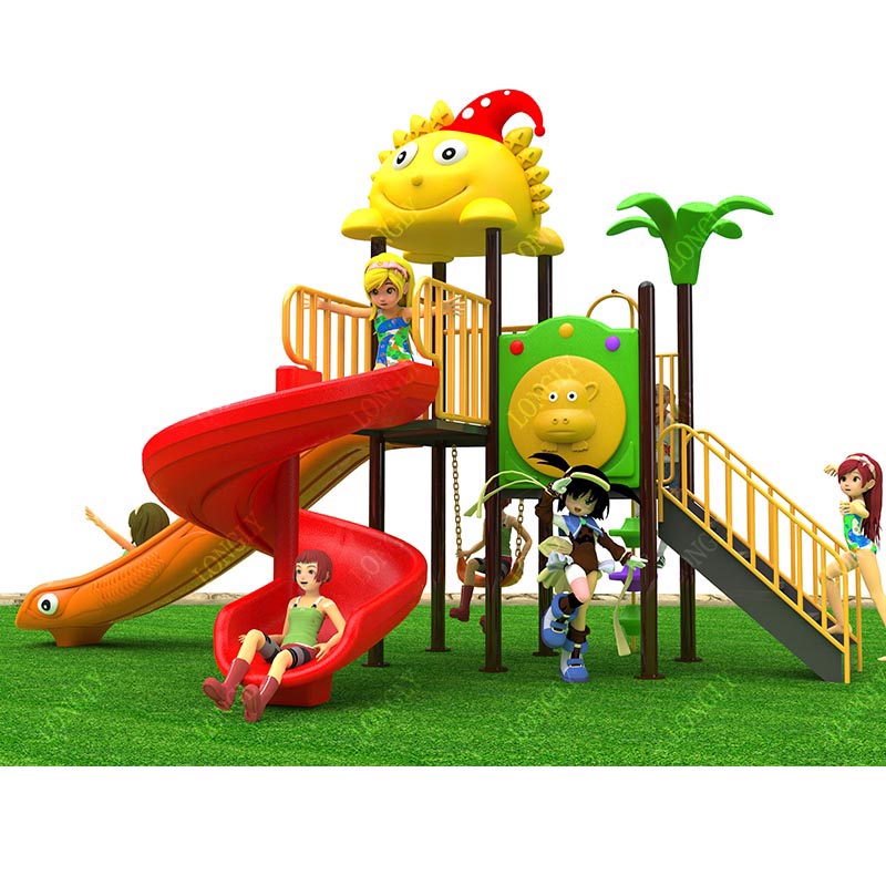 Kids Outdoor Garden - Kommerzielle Kunststoffrutsche 450x270x280cm für Kinder im