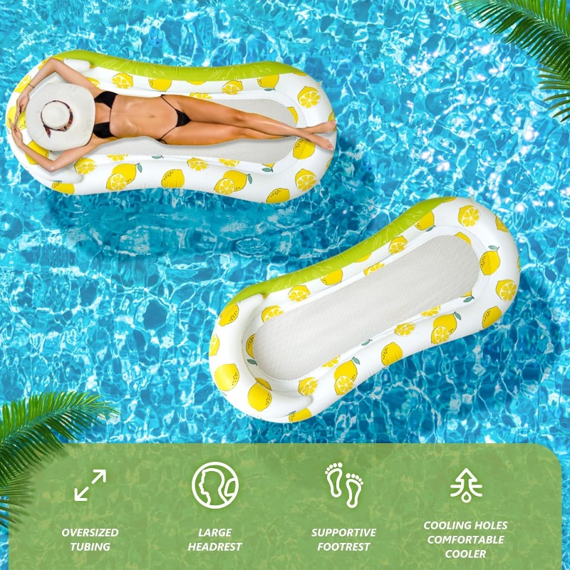 Kids Outdoor Grill - Pool-Spielzeug für Mädchen, faltbare Kinder-Wasserhängematte, aufblasbare