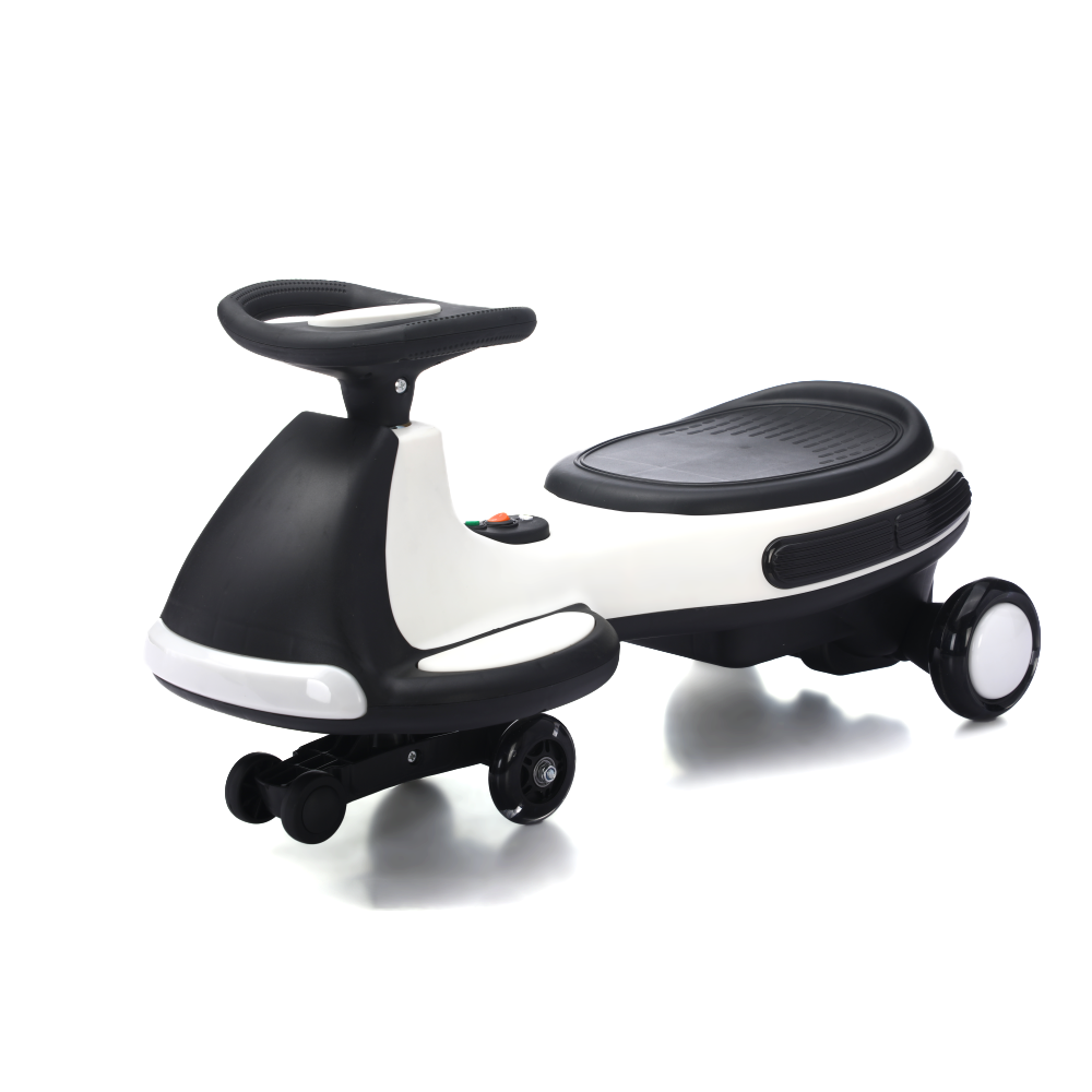 Kids Outdoor Electric Car - Elektrisches Kinderauto 12V mit Bluetooth-Musik, LED-Lichtern,