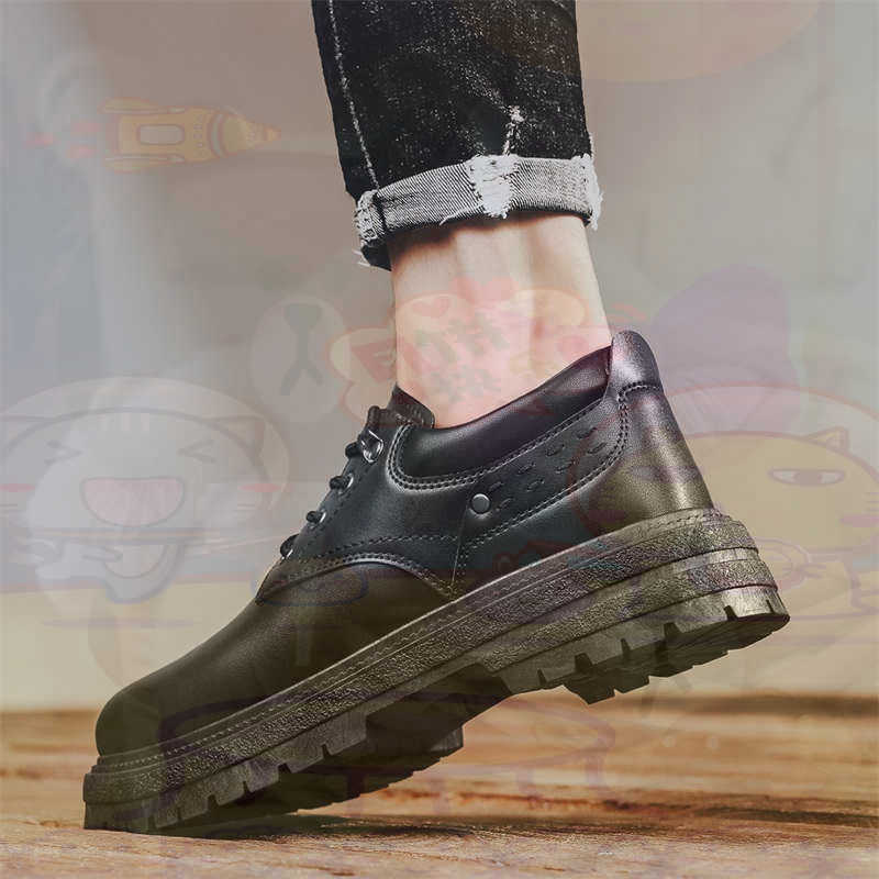 Kids Outdoor Gift Ideas - Dunkles Naturleder, modische Turnschuhe, Tennis-Herren-Turnschuhe, modische