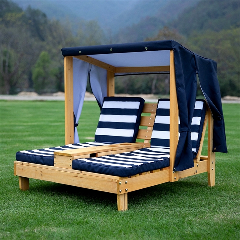 Kids Outdoor Foldable Chair - Kinder-Strand-Loungesessel – faltbares Outdoor-Sofa mit Rückenlehne,