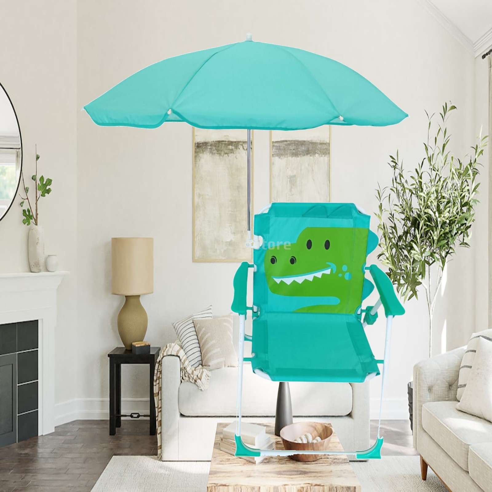 Kids Outdoor Umbrella Chair - Kinder-Strandstühle mit Zelt, Wandersitz für Kinder