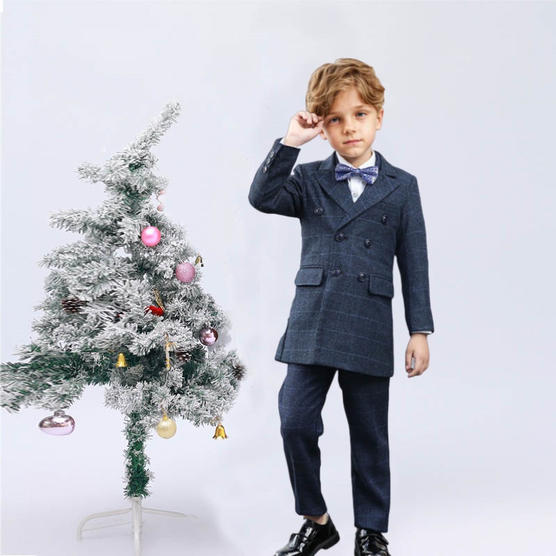Kids Outdoor Jacket - Kinder winddichte Outdoor-Jacke Jungen blau formale
