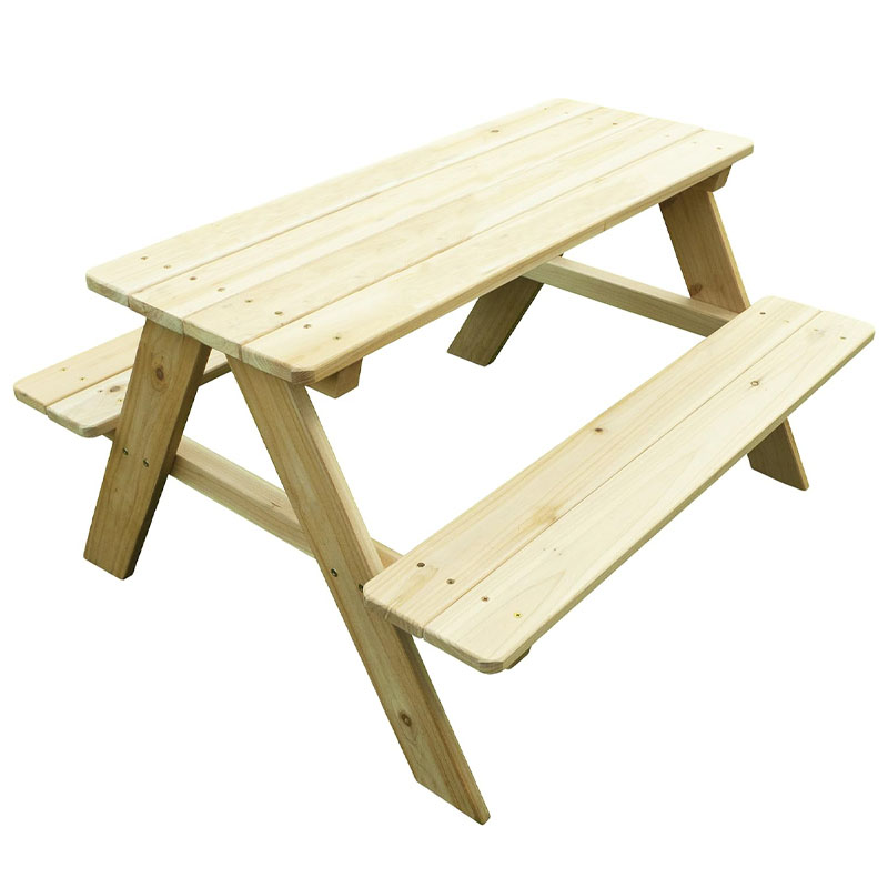 Kids Outdoor Picnic Table - Outdoor Holz-Picknicktisch mit Bank für Kinder