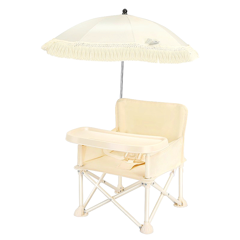Kids Outdoor Umbrella Chair - Baby-Sitzerhöhung, Esszimmerstuhl, tragbar, für Reisen, zusammenklappbar,
