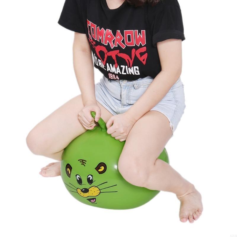 Kids Outdoor Jumping Toys - Katze Ohr Aufblasbare Jump Ball Bounce
