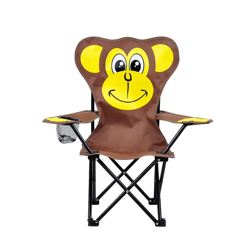 Kids Outdoor Foldable Chair - Tragbarer Cartoon-Mondstuhl für Kinder, für den