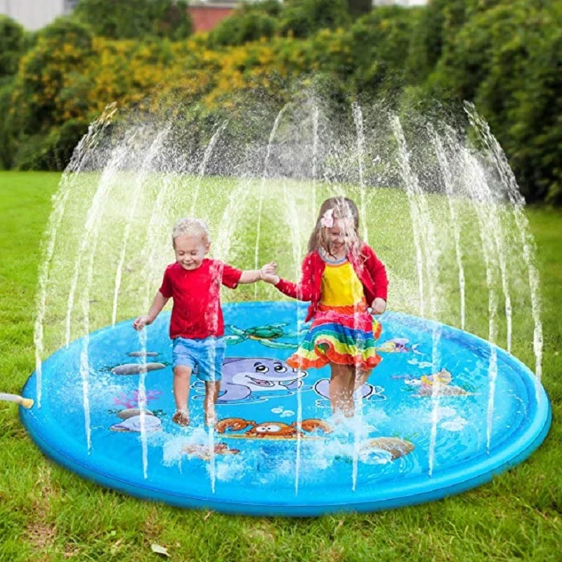 Kids Outdoor Play Yard - 100/170 cm Kinder Aufblasbare Wasser Splash