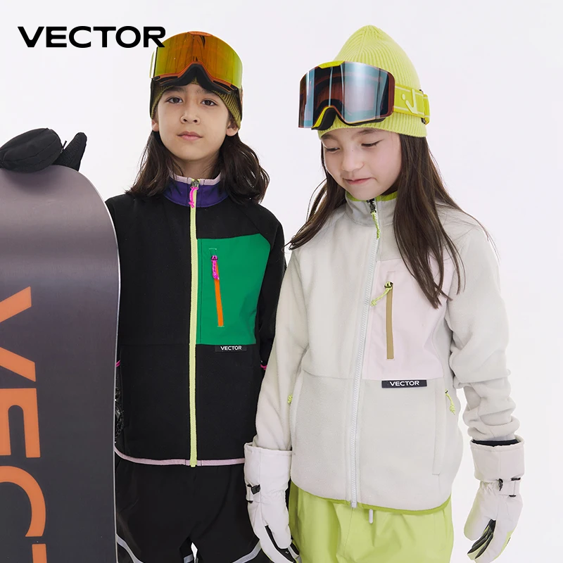 Kids Outdoor Jacket - VECTOR Fleecejacke für Kinder, Herbst und
