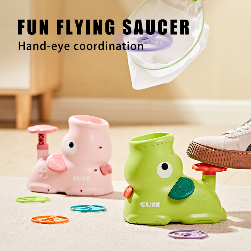 Kids Outdoor Jumping Toys - Kinder fliegen Scheibe Luft Raketenwerfer Outdoor-Spaß