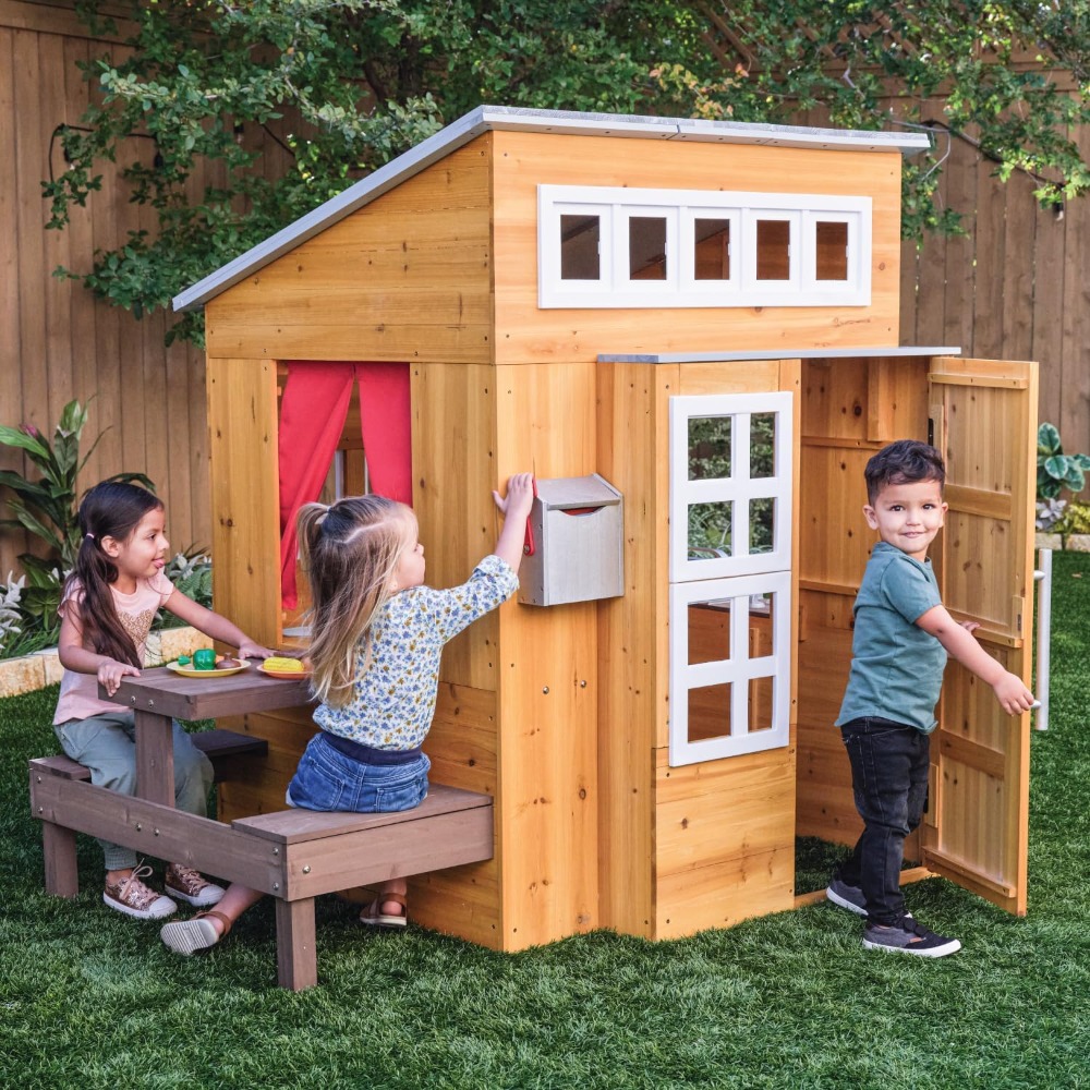 Modernes Outdoor-Spielhaus-Set – Kids Outdoor Grill Bewertung und Preis