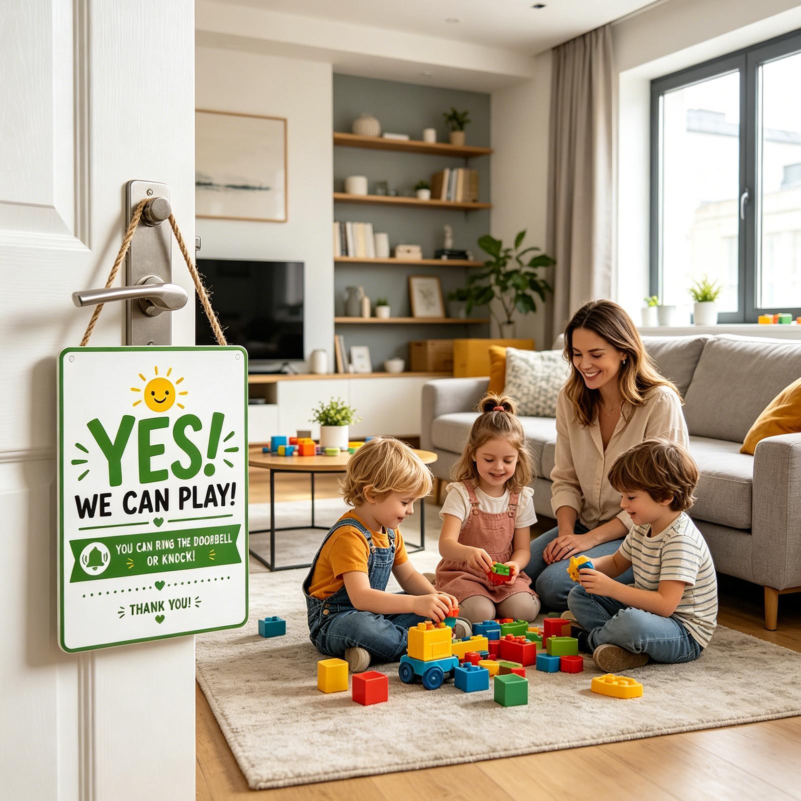 Metall-Türschild, doppelseitig – Kids Outdoor Garden Bewertung und Preis