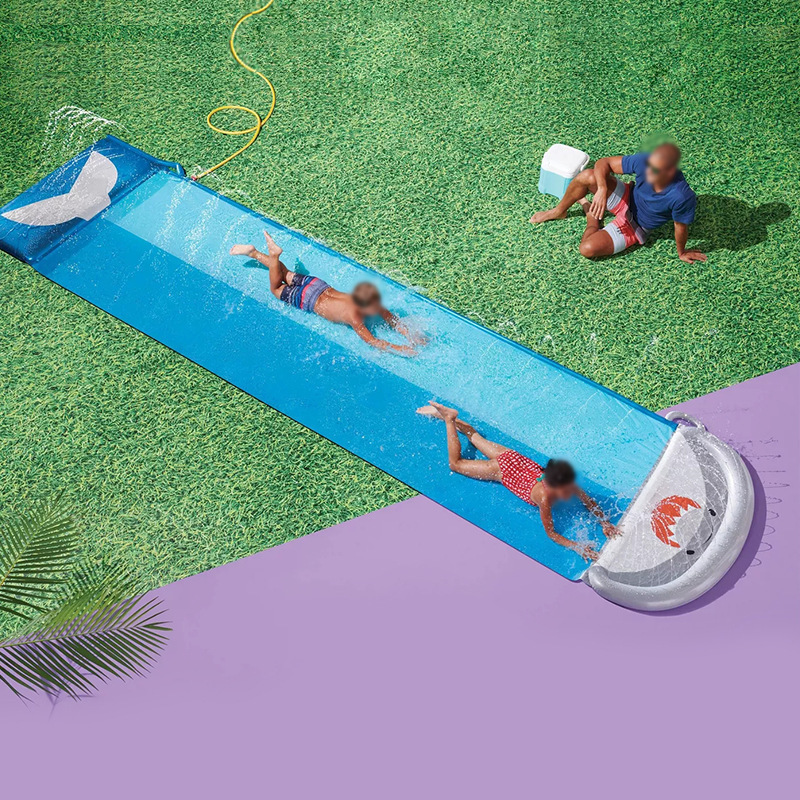 Aufblasbare Wal-Wasserrutsche  – Kids Outdoor Garden Bewertung und Preis
