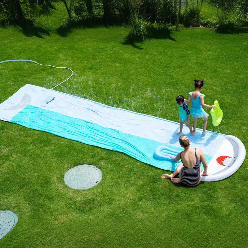 Aufblasbare Wal-Wasserrutsche  – Kids Outdoor Garden Bewertung und Preis