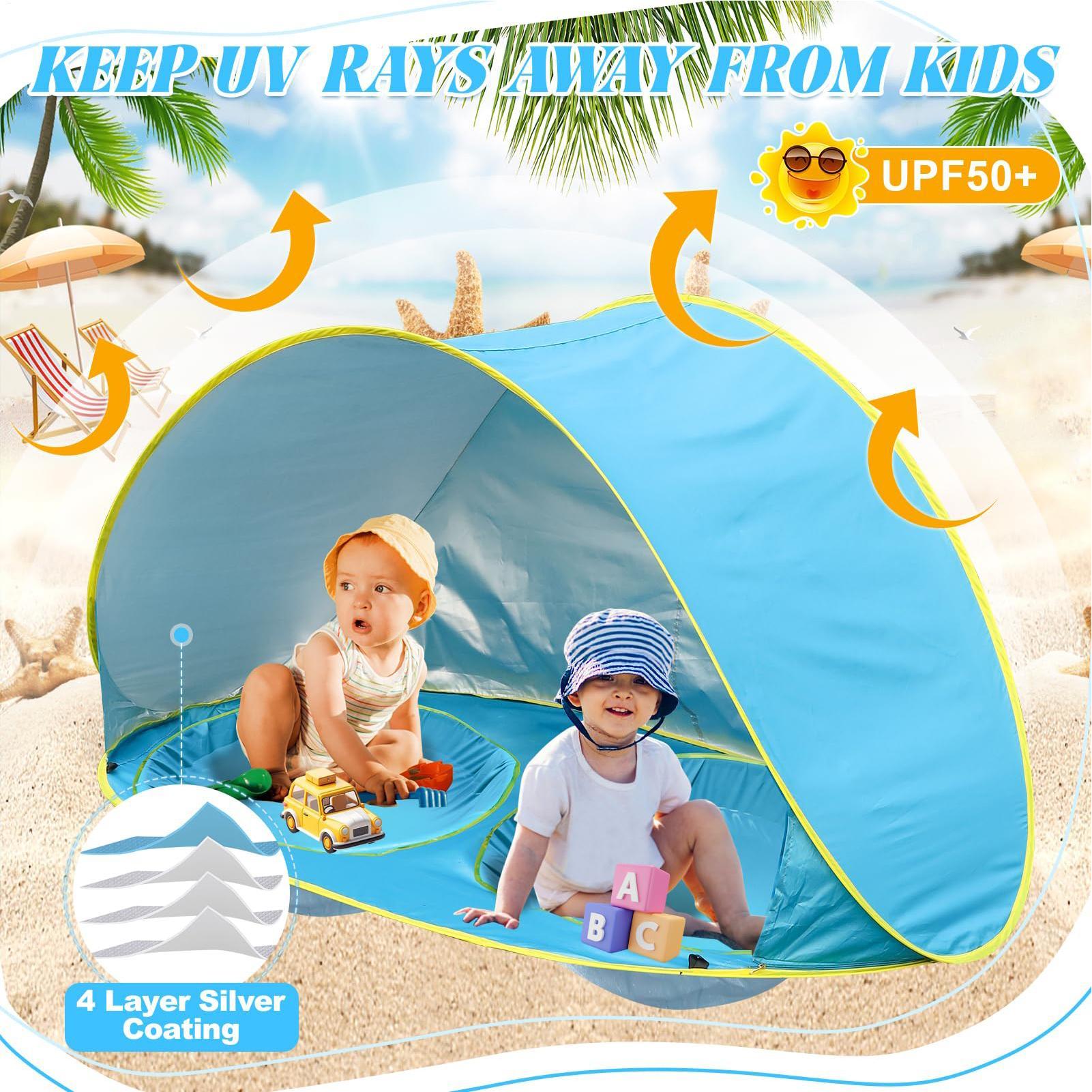 Kinder-Strandzelt mit Pool, UV – Kids Outdoor Grill Bewertung und Preis