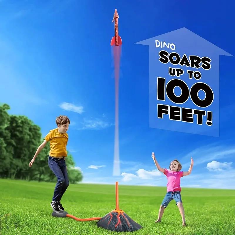 Fliegender Dinosaurier-Raketen – Kids Outdoor Jumping Toys Bewertung und Preis