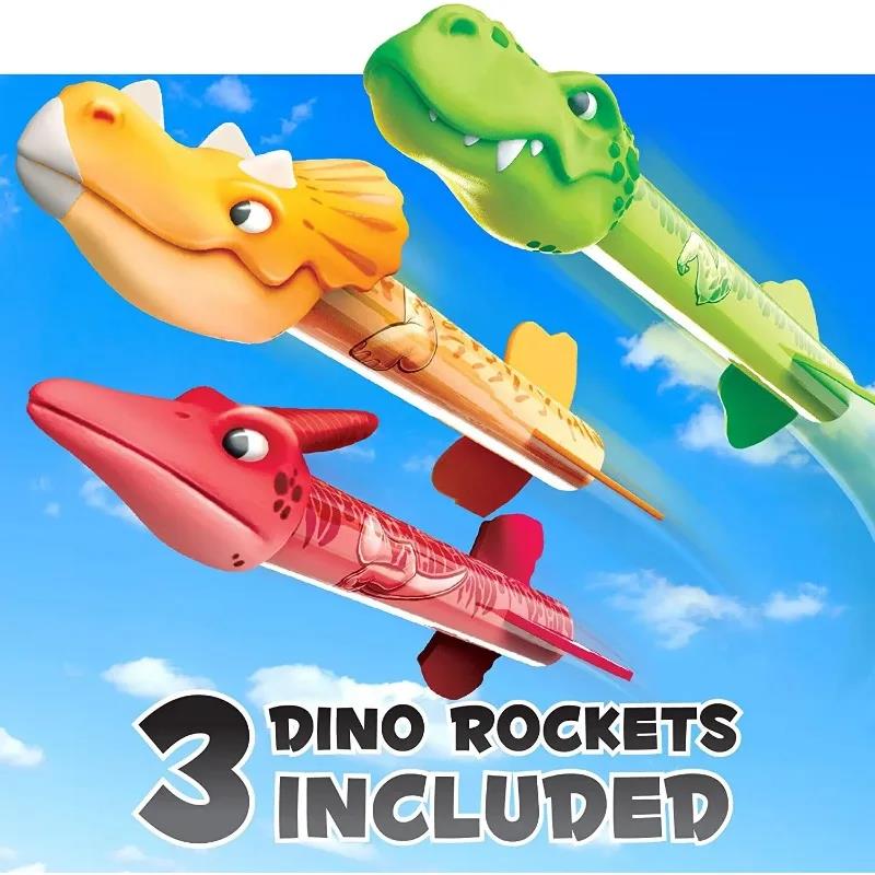 Fliegender Dinosaurier-Raketen – Kids Outdoor Jumping Toys Bewertung und Preis