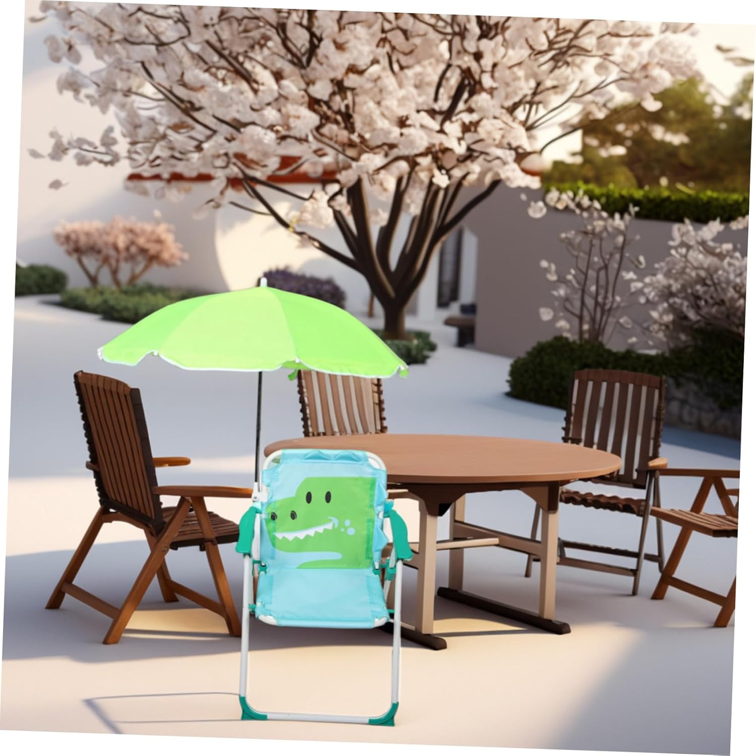 1 Set klappbarer Strandstuhl m – Kids Outdoor Umbrella Chair Bewertung und Preis