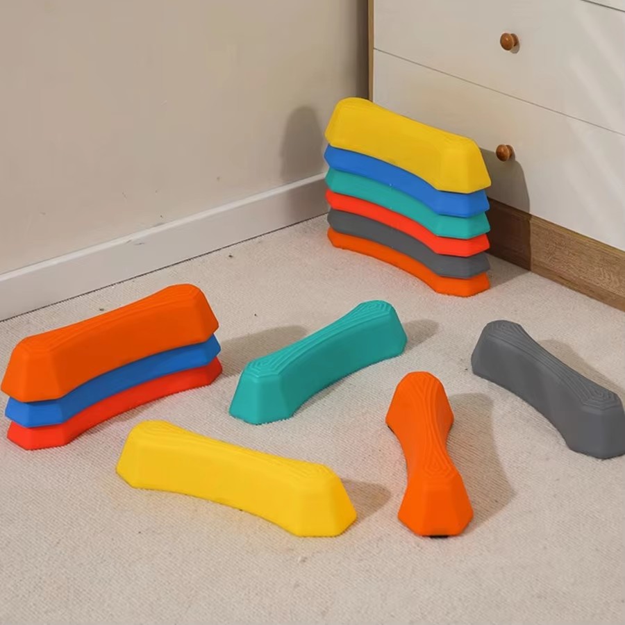 Lustige Regenbogen-Trittsteine – Kids Outdoor Obstacle Course Bewertung und Preis