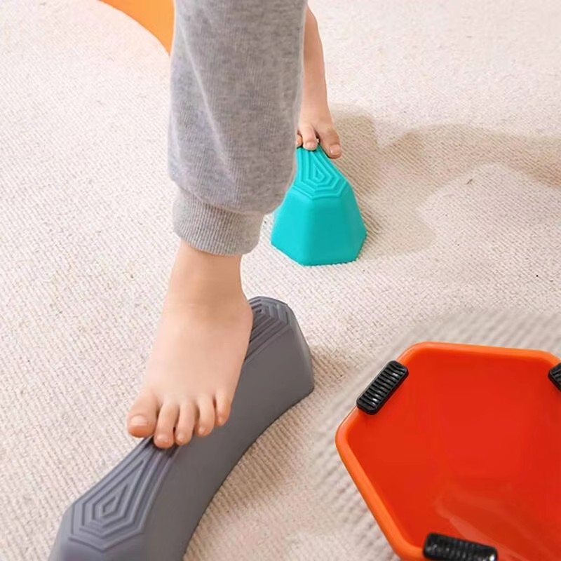 Lustige Regenbogen-Trittsteine – Kids Outdoor Obstacle Course Bewertung und Preis