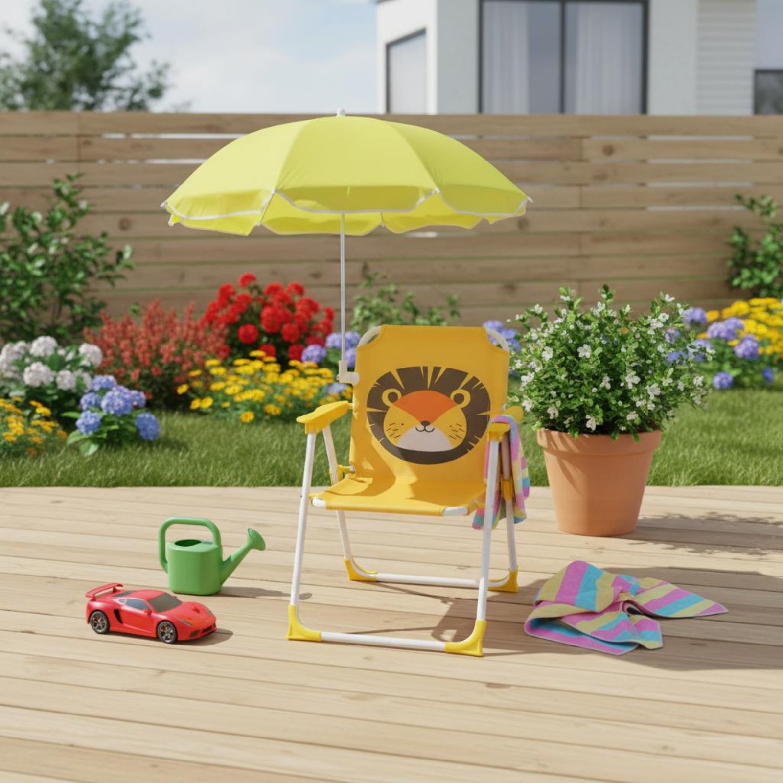 Kinder-Strandstuhl mit Sonnens – Kids Outdoor Umbrella Chair Bewertung und Preis