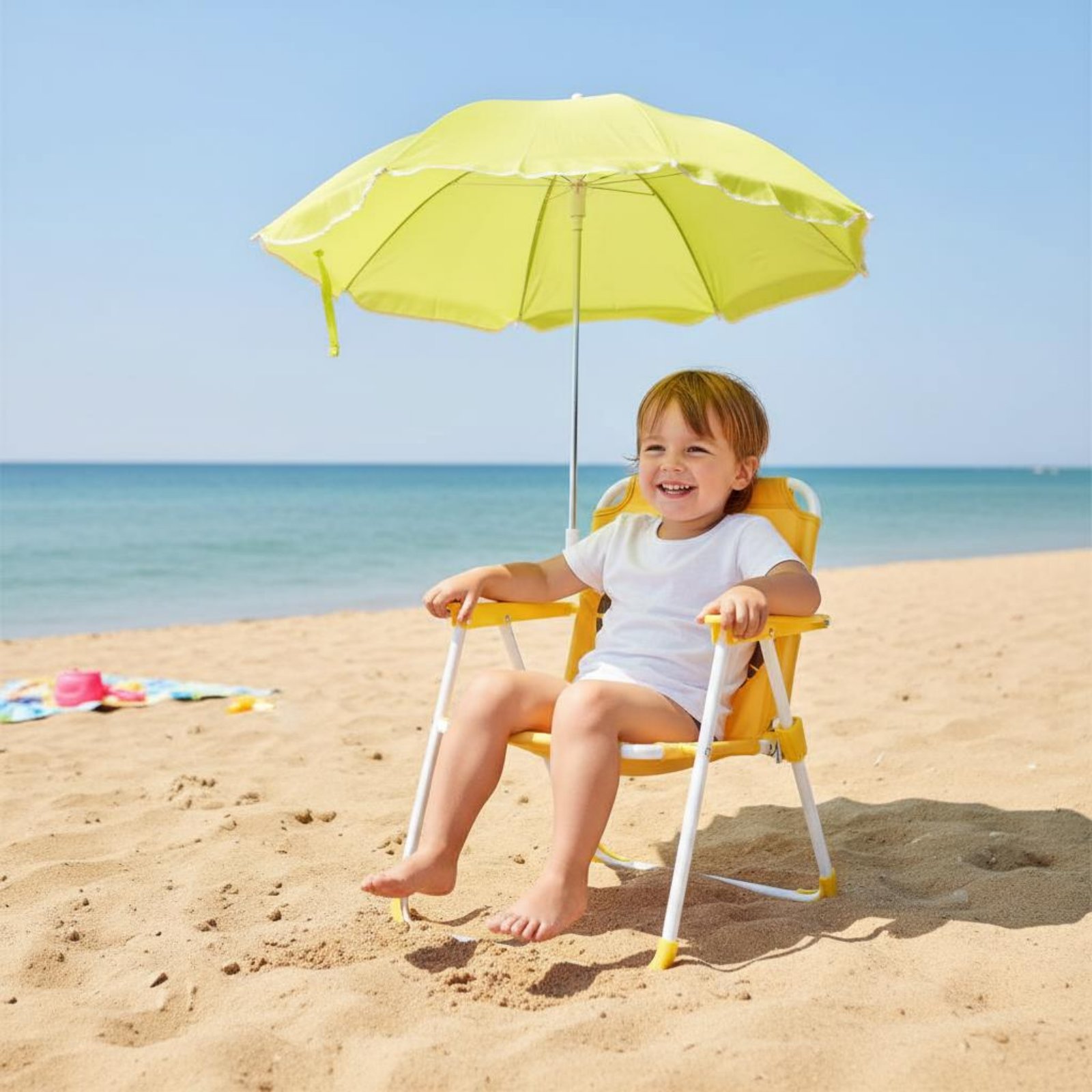 Kinder-Strandstuhl mit Sonnens – Kids Outdoor Umbrella Chair Bewertung und Preis