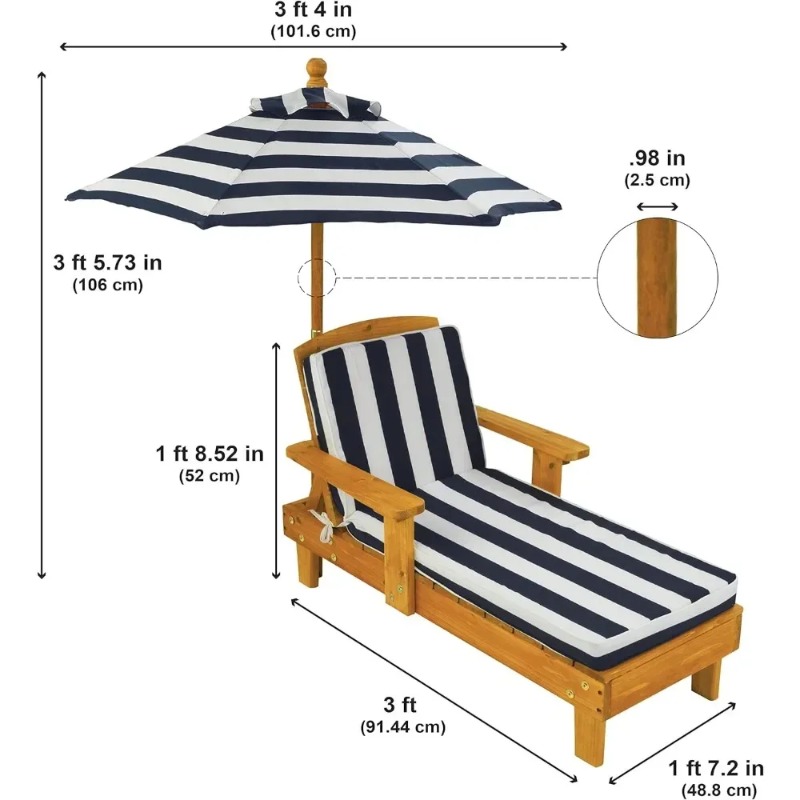 t Outdoor-Chaiselongue aus Hol – Kids Outdoor Umbrella Chair Bewertung und Preis