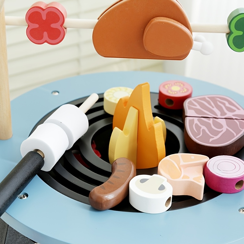 Grill-Spielset aus Holz für Ki – Kids Outdoor Grill Bewertung und Preis