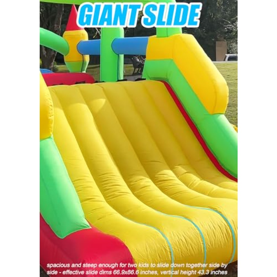 Aufblasbare Hüpfburg-Hindernis – Kids Outdoor Obstacle Course Bewertung und Preis