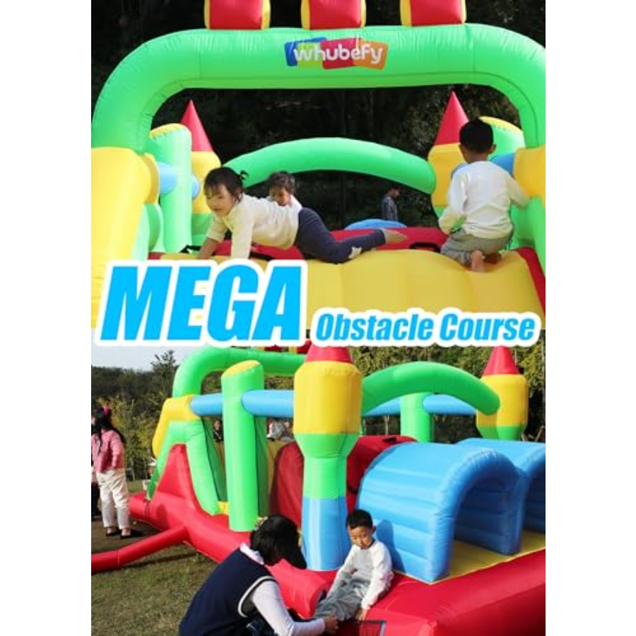 Aufblasbare Hüpfburg-Hindernis – Kids Outdoor Obstacle Course Bewertung und Preis
