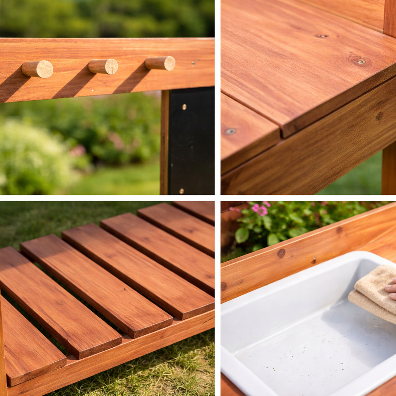 Holz-Pflanztische für Kinder,  – Kids Outdoor Garden Bewertung und Preis