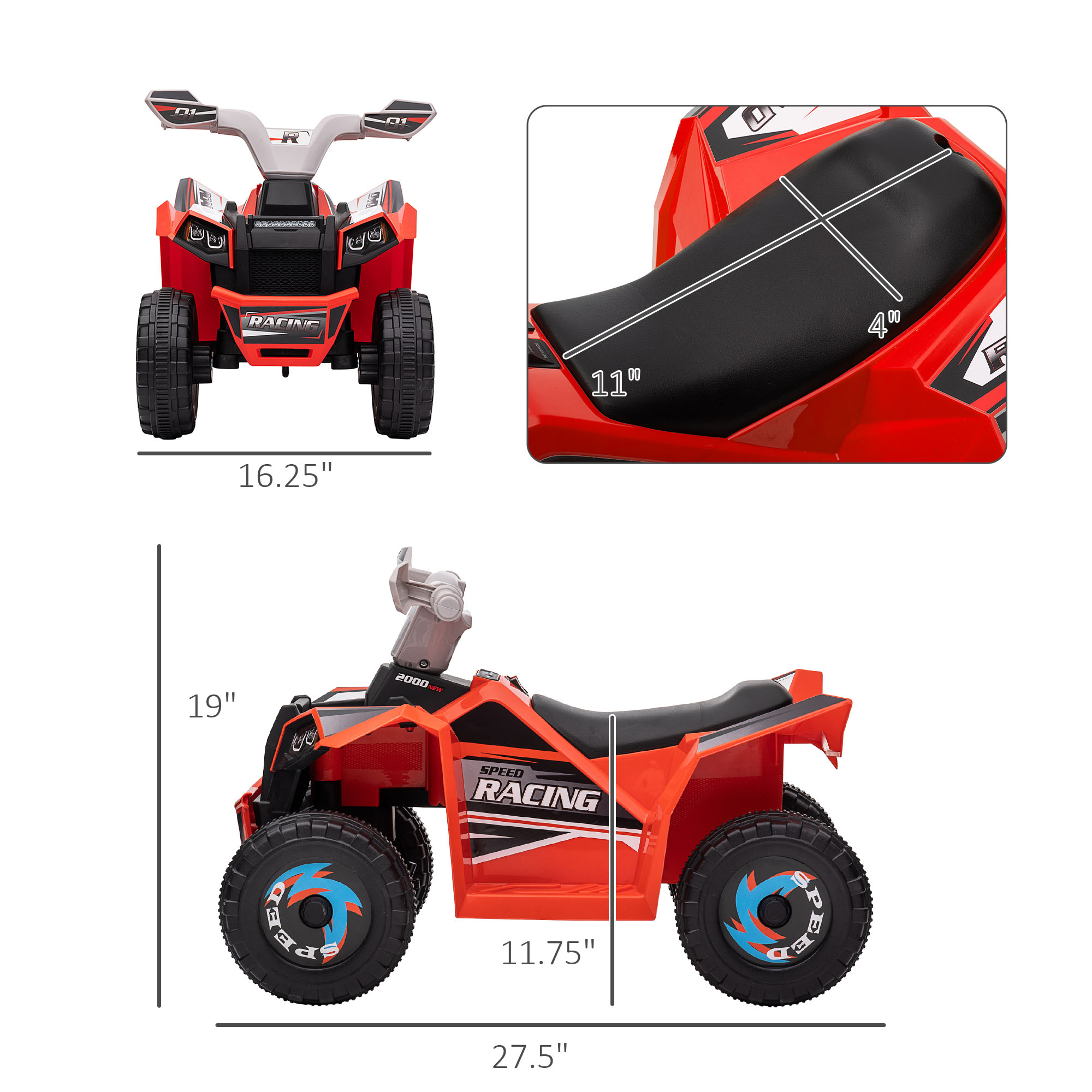 6V Elektroauto für Kinder mit  – Kids Outdoor Electric Car Bewertung und Preis