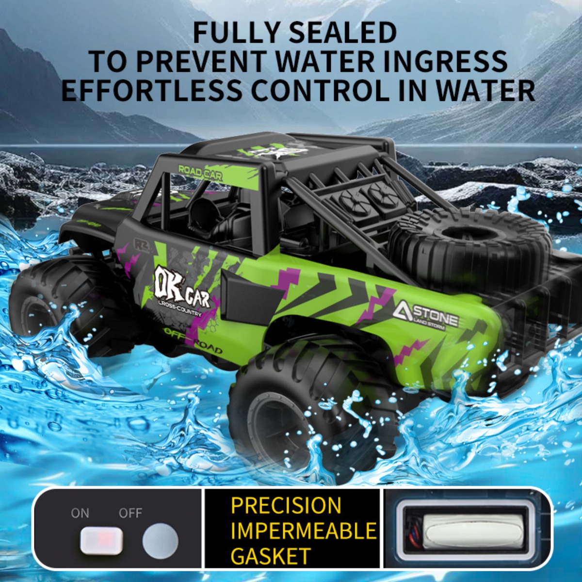 Amphibisches RC-Auto 4WD Offro – Kids Outdoor Electric Car Bewertung und Preis