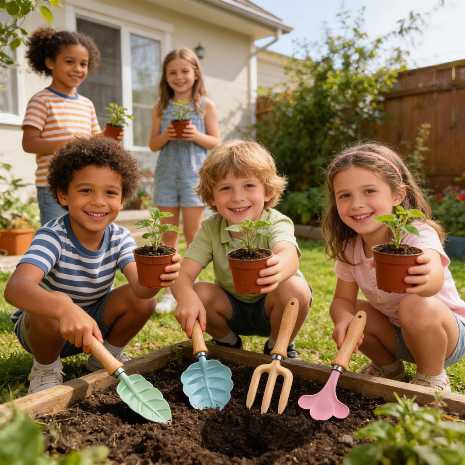 Gartenset für Kinder, 4-teilig – Kids Outdoor Garden Bewertung und Preis