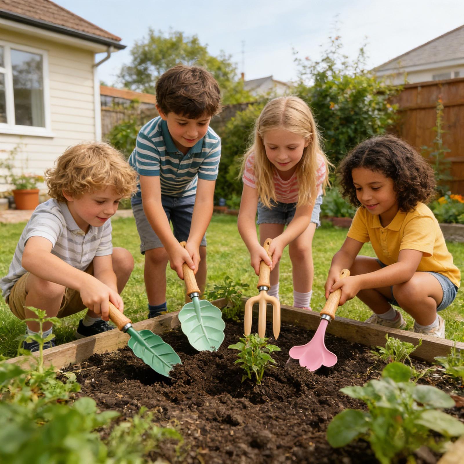 Gartenset für Kinder, 4-teilig – Kids Outdoor Garden Bewertung und Preis