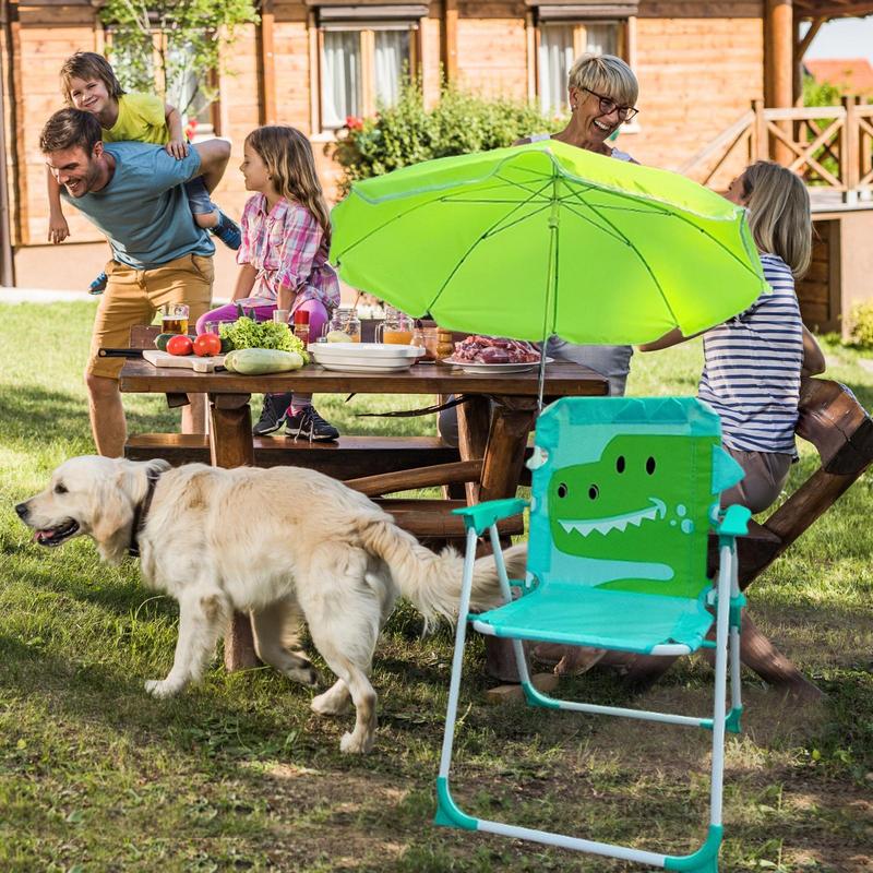Kinder-Campingstuhl mit Sonnen – Kids Outdoor Umbrella Chair Bewertung und Preis