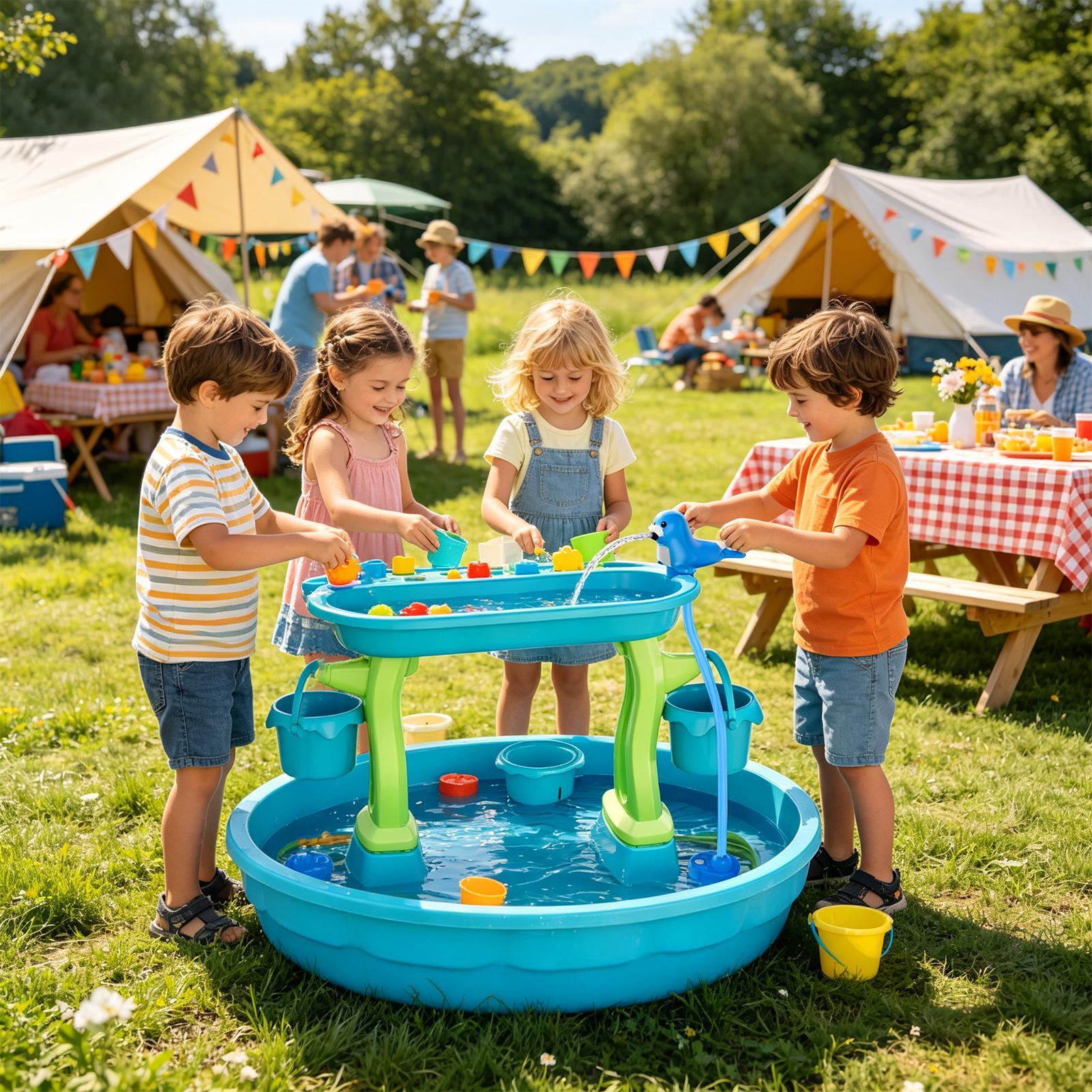 Wiederaufladbare Wassertisch-S – Kids Outdoor Picnic Table Bewertung und Preis