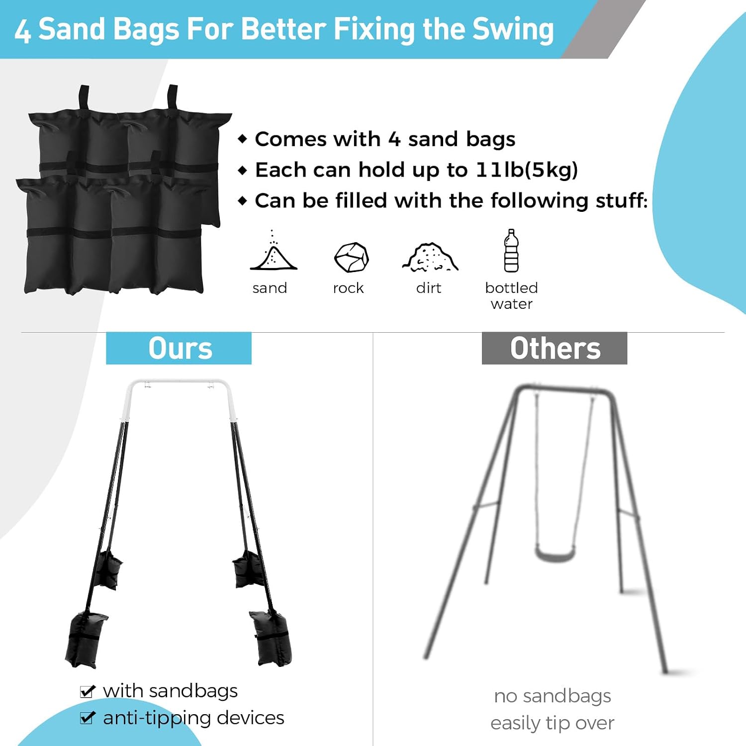 Klappbarer Schaukelständer für – Kids Outdoor Foldable Chair Bewertung und Preis