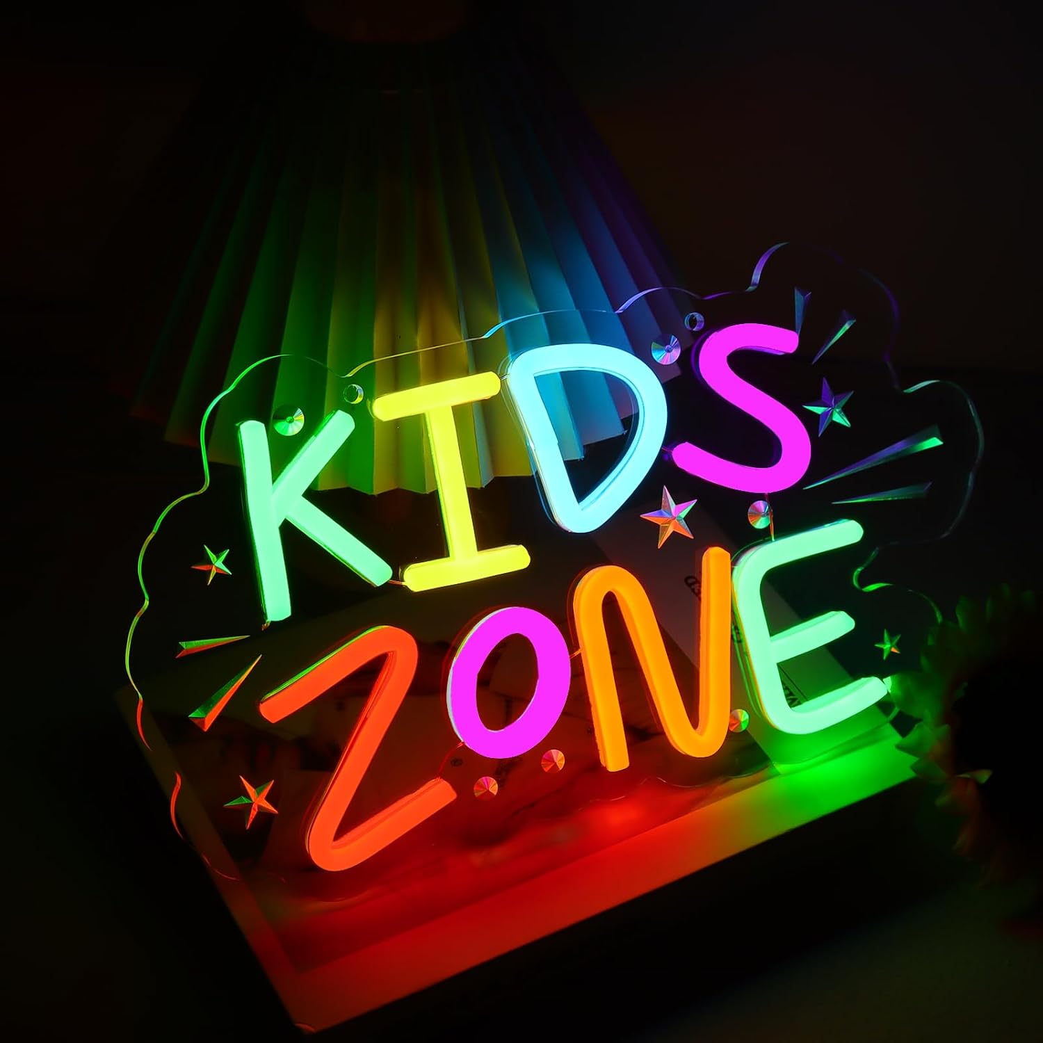 Kinderzone Neon-Schild Wandbel – Kids Outdoor Zone Bewertung und Preis