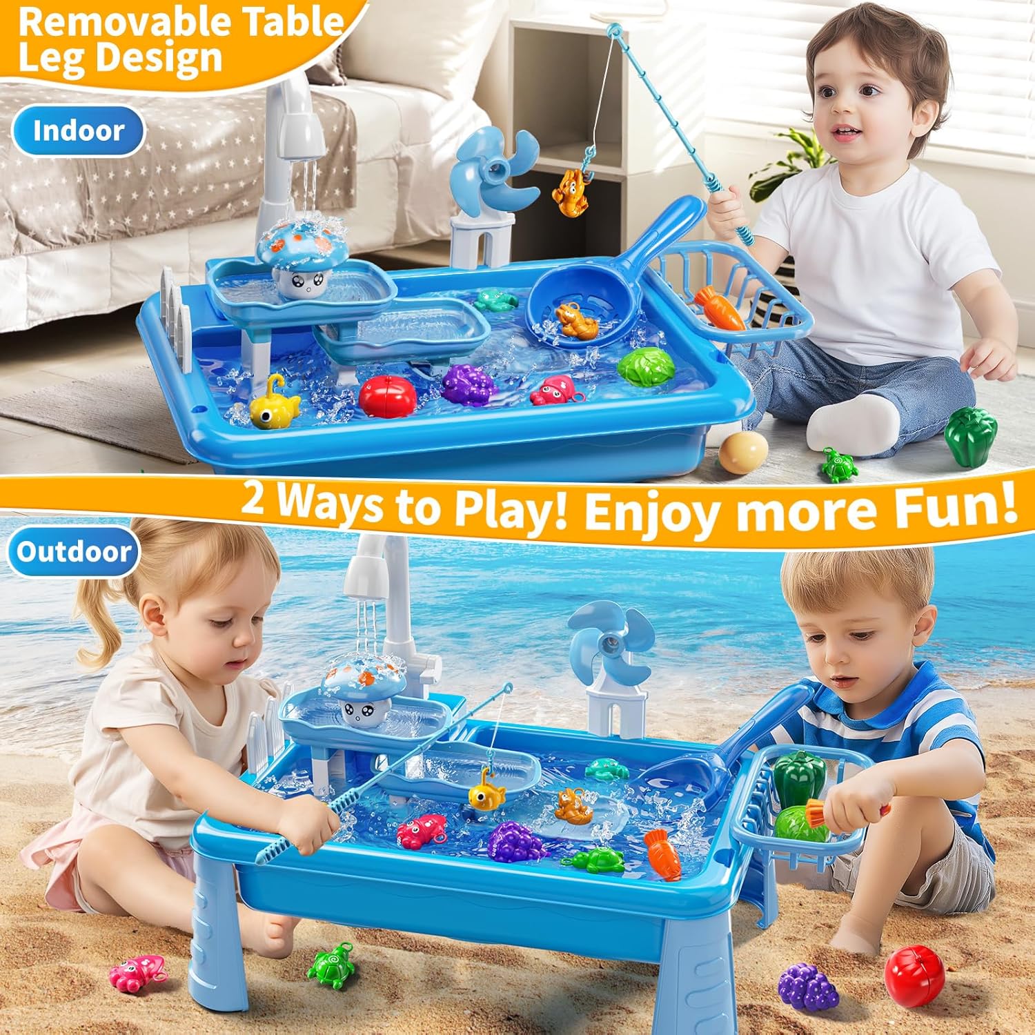 Wasserspiel-Spülbecken für Kin – Kids Outdoor Picnic Table Bewertung und Preis
