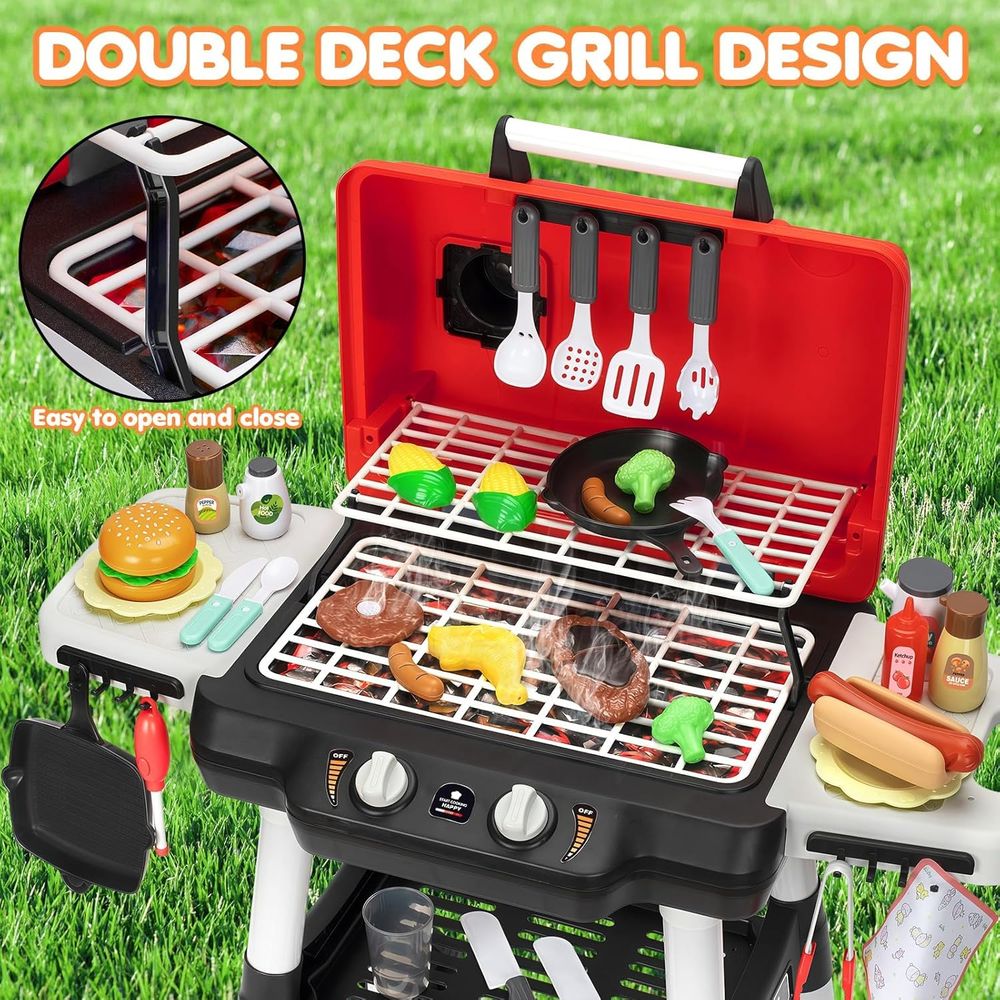 Kinder-Spielküchen-Spielzeug,  – Kids Outdoor Grill Bewertung und Preis