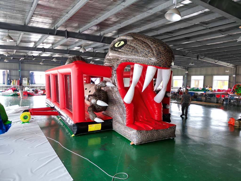 Aufblasbare Hindernisbahn, kom – Kids Outdoor Obstacle Course Bewertung und Preis
