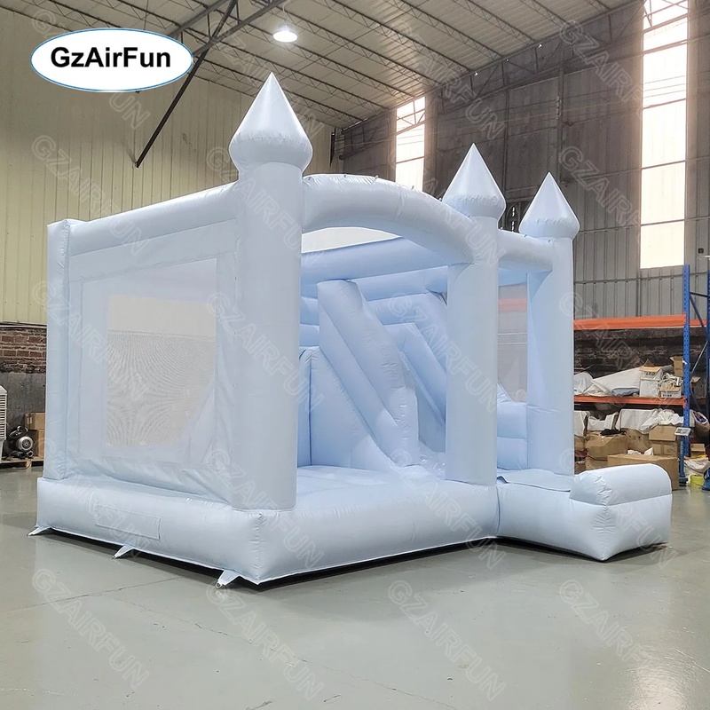 Weiße Hüpfburg für Hochzeiten, – Outdoor Kid Friendly Bewertung und Preis