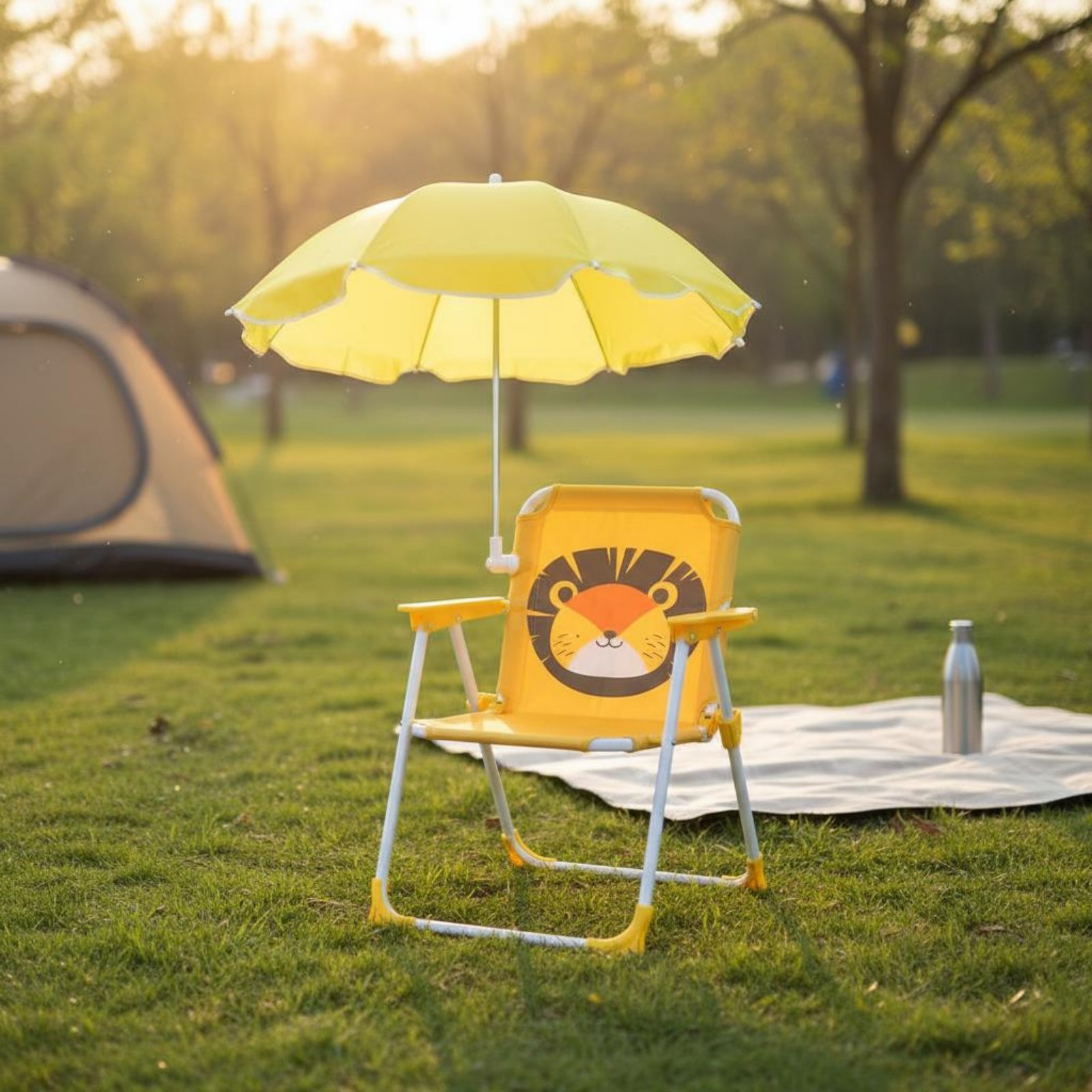 Tragbarer Kinderstuhl mit Sonn – Kids Outdoor Umbrella Chair Bewertung und Preis