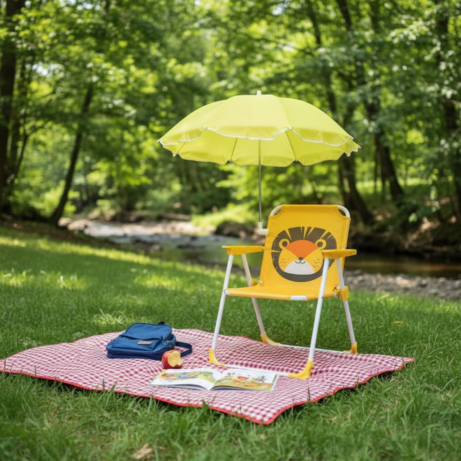 Tragbarer Kinderstuhl mit Sonn – Kids Outdoor Umbrella Chair Bewertung und Preis