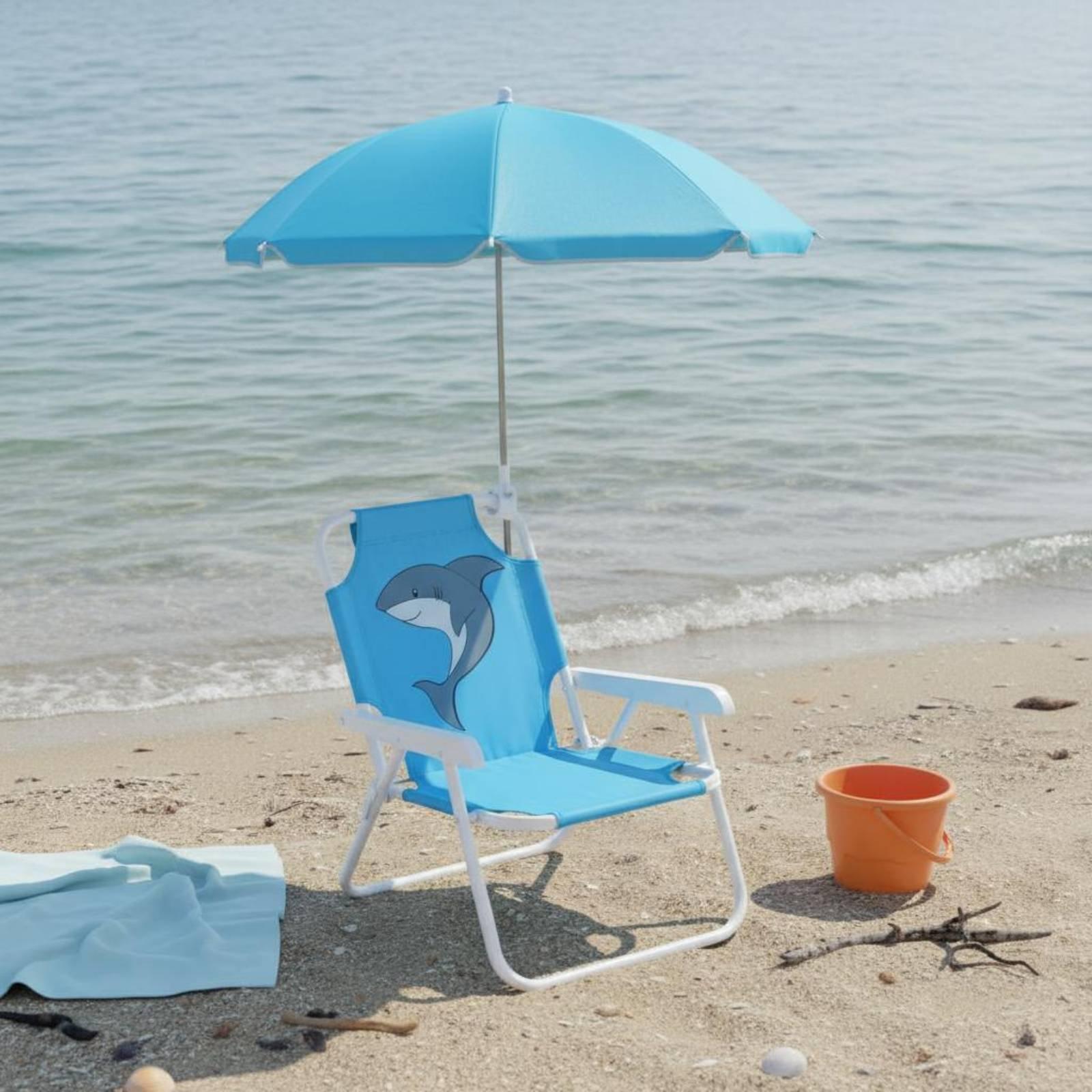 Tragbarer Kinderstuhl mit Sonn – Kids Outdoor Umbrella Chair Bewertung und Preis